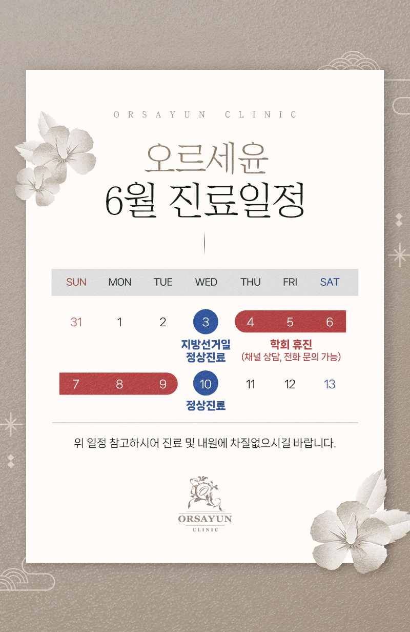 진료일정